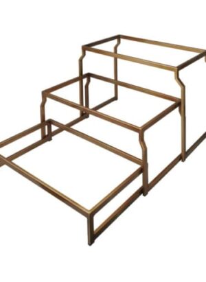 Vintage Three Step Riser Steel t Collection Bronze Gn1/1