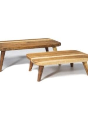 Wood Stand Display (rect) - Large (w/legs) - Wdt0002