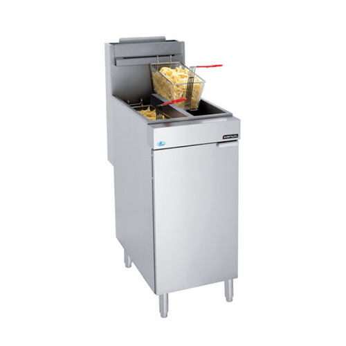 2 x 10lt Pan Gas Fish Fryer Anvil Ffa2100