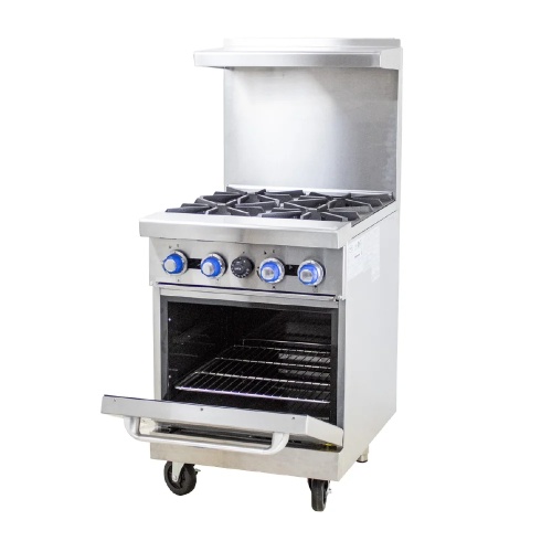 4 Burner Cooking Range With Gas Oven CR_AT80G4B-O