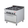 4 Burner With Gas Oven - 900 Range