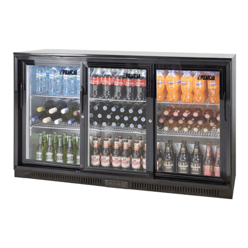 Back Bar Bottle Cooler – 3 Door Sliding BBP2003