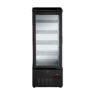 Refrigerated glass display cabinet - 98Lt, Black