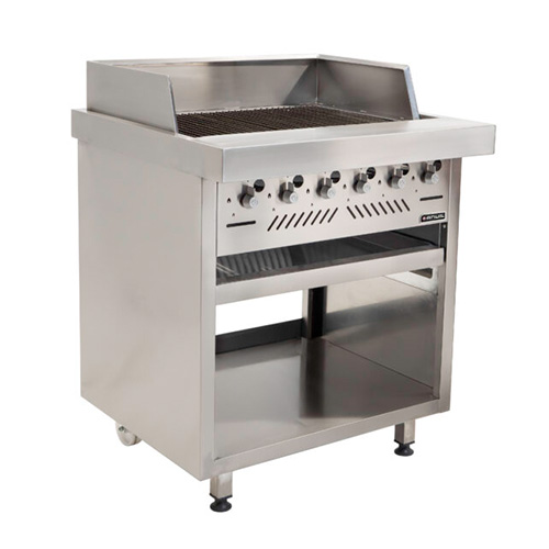 Gas Griller Anvil – 6 Burner Radiant– Floor Standing GGA4006