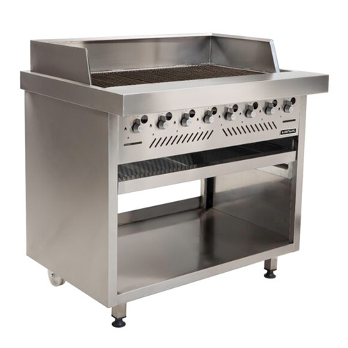 Gas Griller Anvil – 8 Burner Radiant – Floor Standing GGA4008