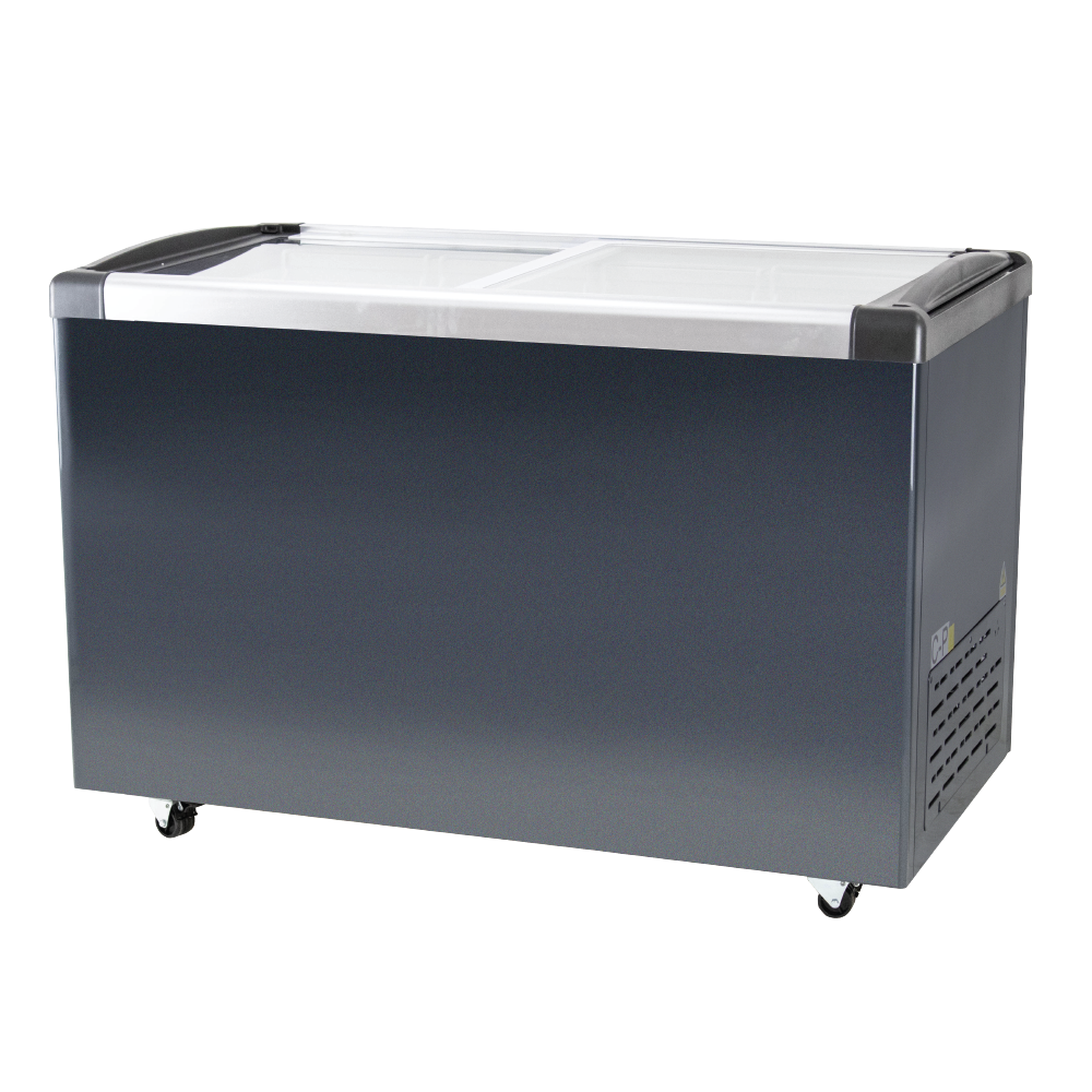 Island Freezer W Sliding Glass Top -355L - Image 2