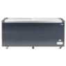 Island Freezer W Sliding Glass Top -545L