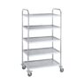 Stainless Steel Tea Trolley (5 tier)