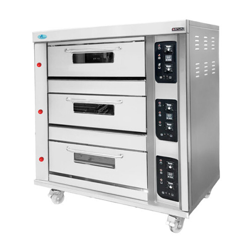 Triple Deck Oven Gas 6 Pan Anvil DOA5003 - wedoall