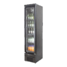 Upright Fridge G/D Slim line-PolarCab-Black