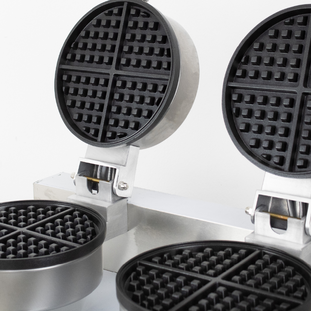 Round Waffle Baker Double WBS1002 - Image 3