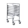 Kitchen Rack Trolley With Work Top - 7 Tier