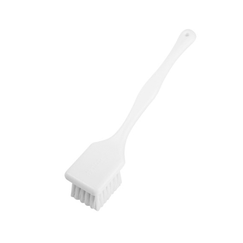 Long Handle Scrub Brush – Soft Bristle White – 210mm LHS1355