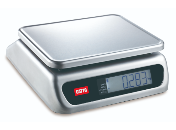 GATTO S/Steel Portion Control Scale - 10KG - IP67 Waterproof