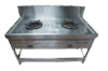 MODULUKS 2 Burner Gas Wok Floor Standing