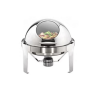 CASTELLO Economy Round Roll Top Chafing Dish with Glass Window Wedoall