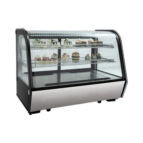 Display Unit Fridge Countertop 880mm Curved - Salvadore DFC0880 Wedoall