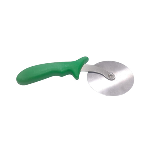 Pizza Cutter (Green) Plastic Handle 100mm PCG0400