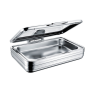 Chafing Dish Induction – Rectangular With Glass Lid 9LT – Electro Chef Luxeline CDI2001 Wedoall