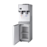 Water Cooler Dispenser - Hot and Cold - Freestanding with Storage Compartment - White