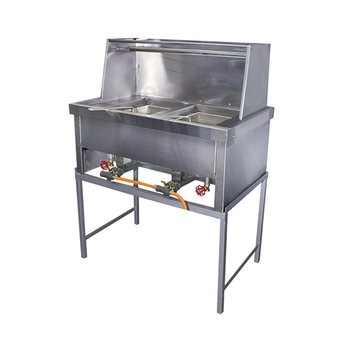 2 Pan Spaza Fryer Gas