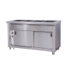 4 Division Bain Marie Floor Model With Hot closet