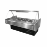 4 Division Flat Glass Bain Marie