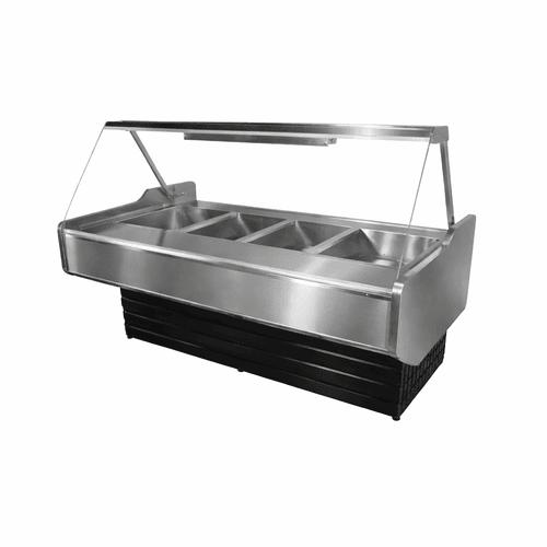 4 Division Flat Glass Bain Marie