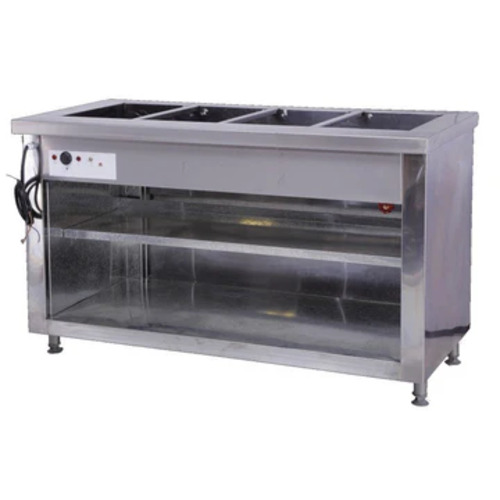 Bain Marie 4-div No-Doors Floor Model