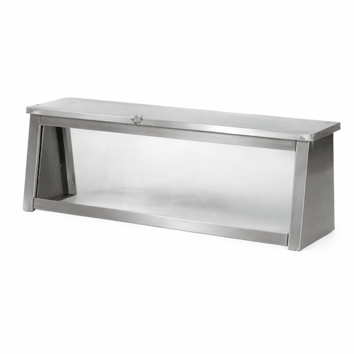 Stainless steel sneeze guard