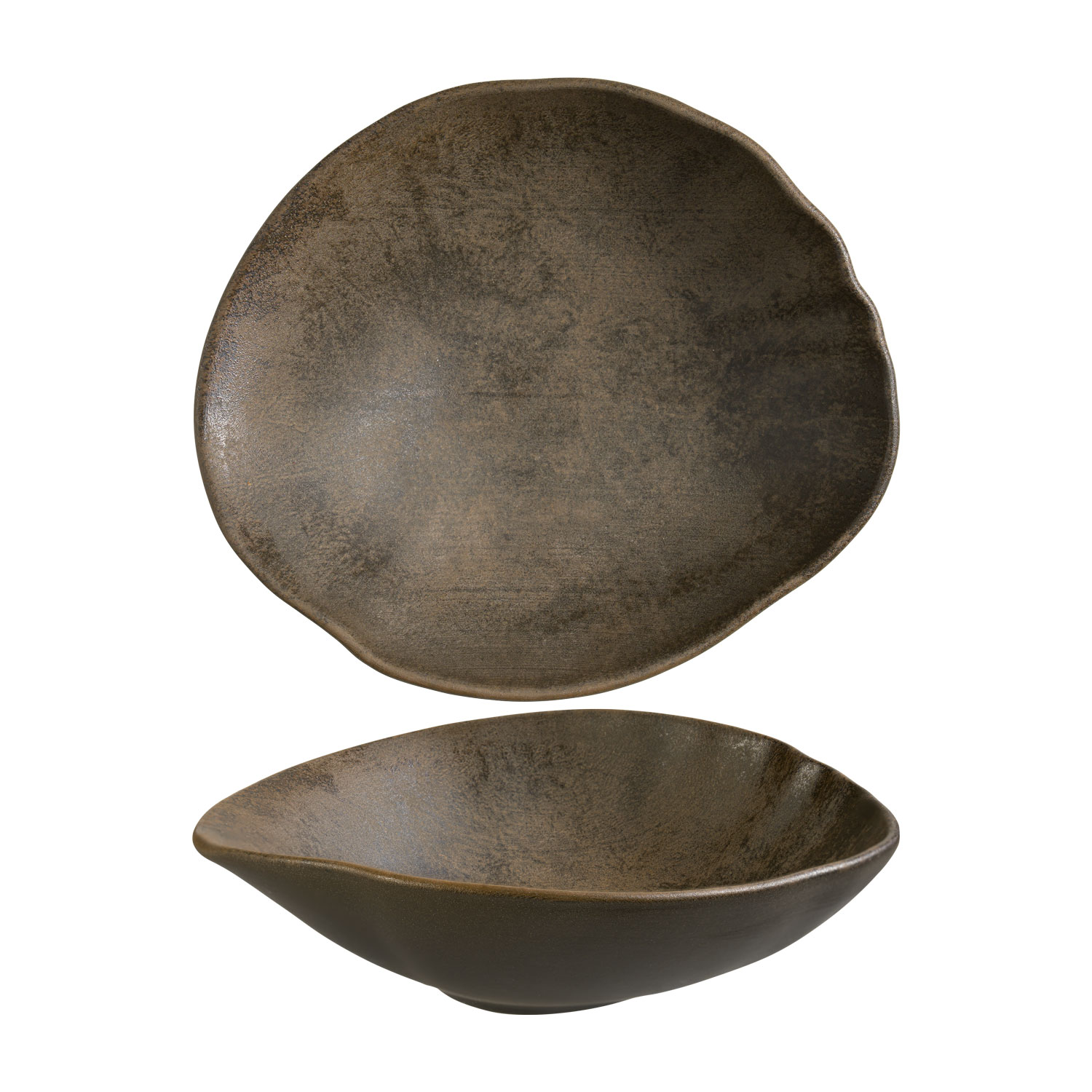 Tone - Bazalith - Organic Bowl - 19 cm - 820 ml (6) - BZTTONB19KS
