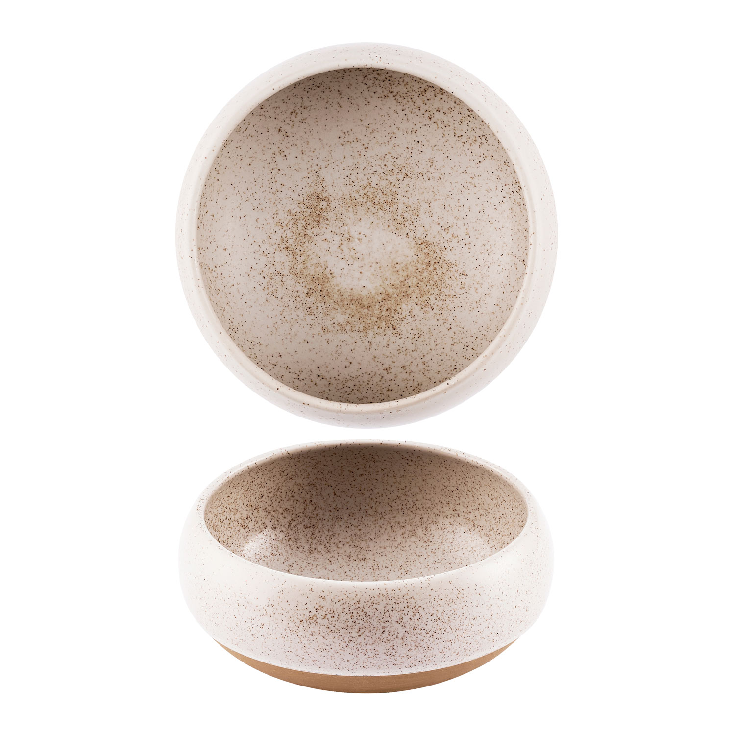 Emerge - Speckled White - Deep Bowl - H5.9 cm DIA12 cm 454 ml (12) - CC-SEBW-EM16.1