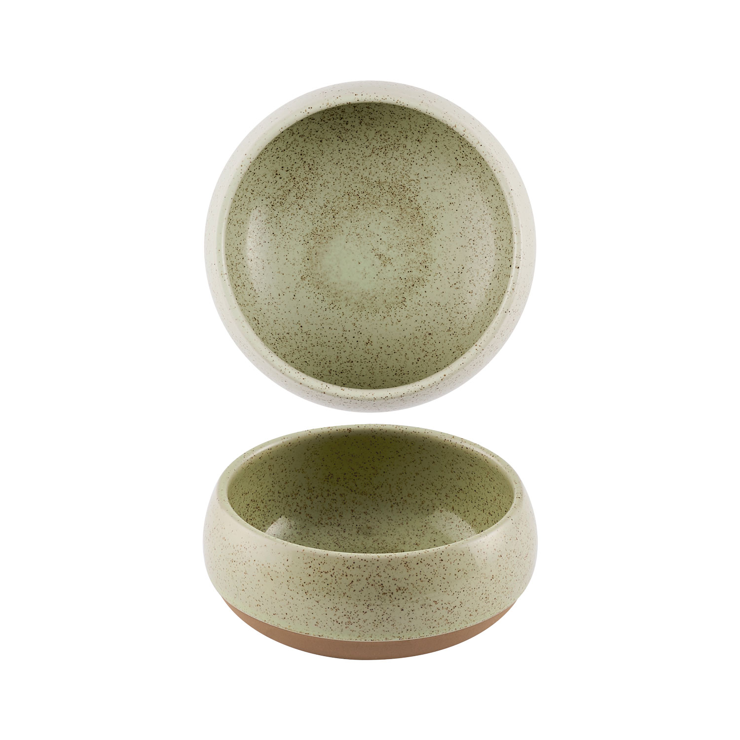 Emerge - Speckled Green - Deep Bowl - H7.5 cm DIA15.8 cm 1136 ml (6) - CC-SESG-EM40.1
