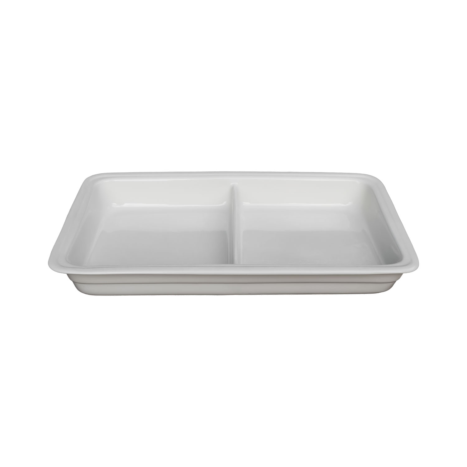 Insert GN 1/1 Porcelain - 65 mm - 2 Division - White - IFP1165