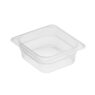 Polypropylene GN 1/6 Food Pan – Translucent – 65 mm – 1 L