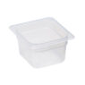 Polypropylene GN 1/6 Food Pan – Translucent – 100 mm – 1.5 L