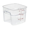 Square Polycarbonate Storage Container – Clear – 6 L