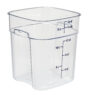 Square Polycarbonate Storage Container – Clear – 17 L