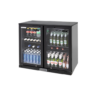 Polarcab Black – Back Bar Cooler Fridge 2H/D - BBP6002