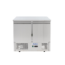 2 Door Flat Top Saladette - PCY-ESL3801