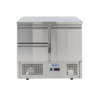 Saladette – 1 Door & 2 Drawer Flat Top - PCY-ESL3821