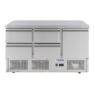 Saladette – 4 Drawer & 1 Door Flat Top - PCY-ESL3851ZA32