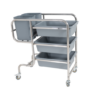 Cleaning Trolley S/S – 3 Tier/2 Buckets - RTS0032