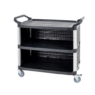 Plastic 3 Tier Trolley (Enclosed) - TTP0003